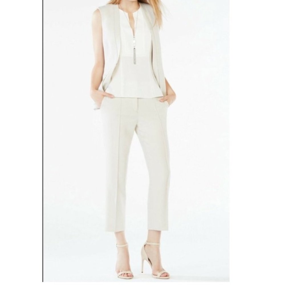 Bcbgmaxaria Size Large Eddie Double Layer Vest - image 1